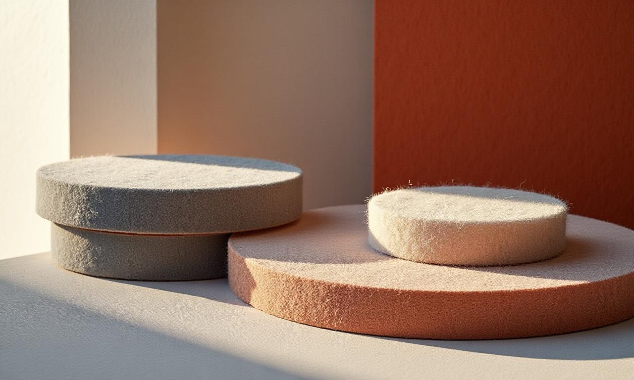 Een artistieke weergave van duurzame materialen in een modern Nederlands ontwerpatelier